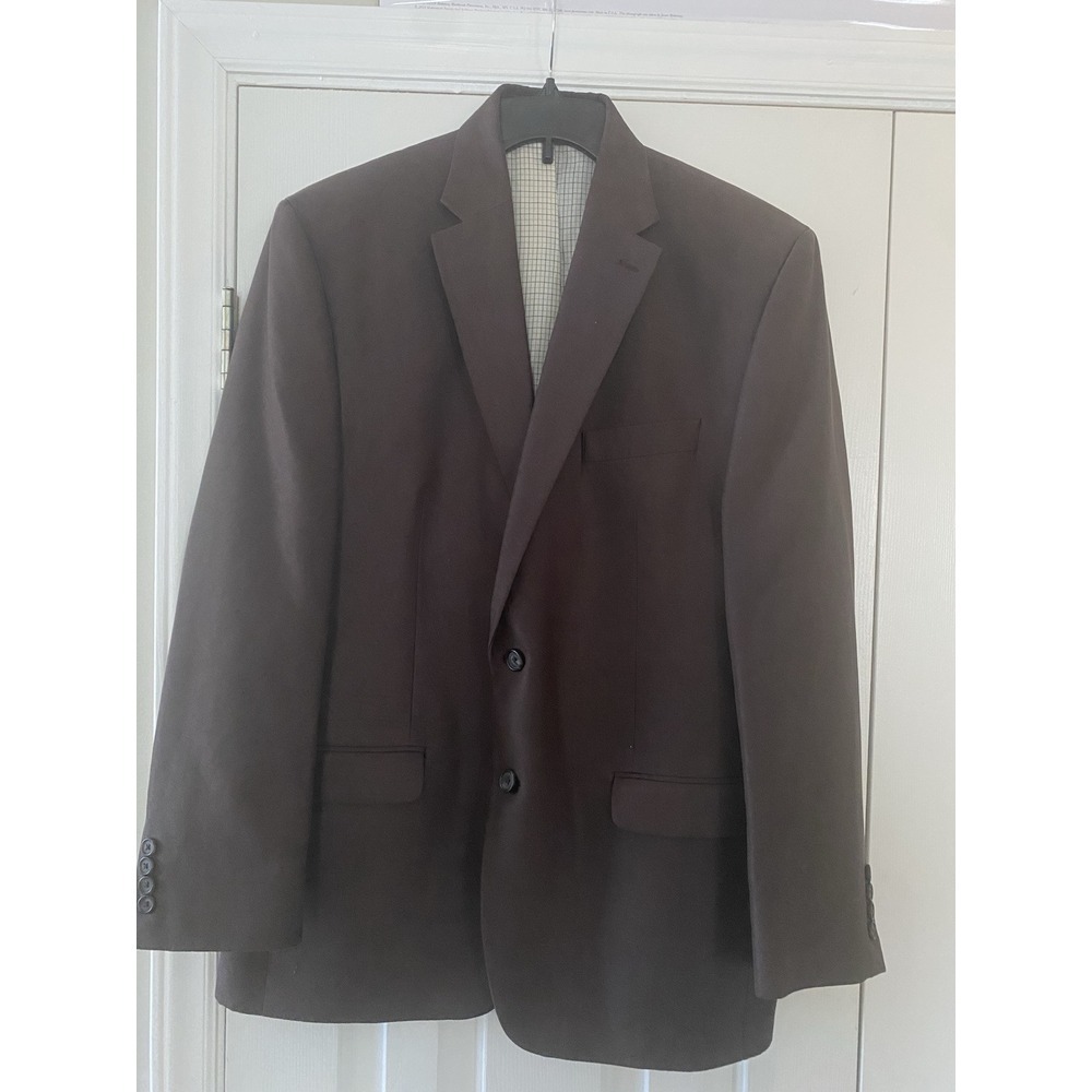 Lauren Ralph Lauren Mens Brown Blazer 44R Sport Coat 2 Button Jacket.